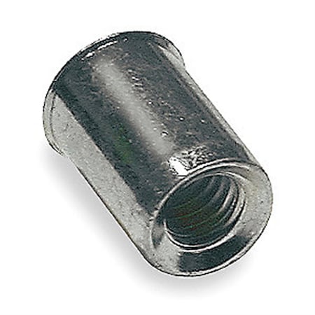 Arconic Rivet Nut, #10-32 Thread Size, 0.13 in L, Steel, 50 PK M47445
